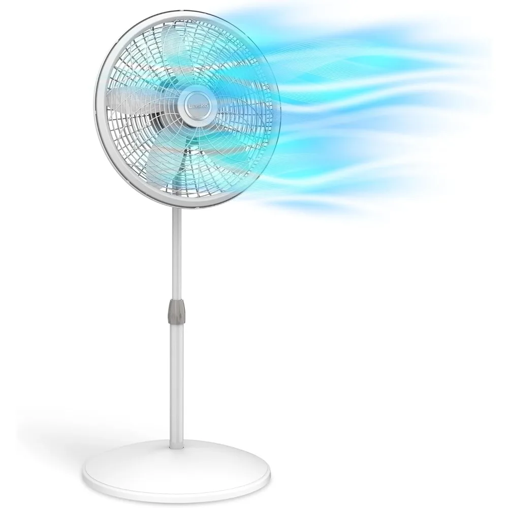 Lasko Oscillating Pedestal Fan, Adjustable Height, 3 Speeds, for Bedroom, Living Room, Home Office and College Dorm Room, 18", W
Lasko Oscillating Pedestal Fan, Adjustable Height, 3 Speeds, for Bedroom, Living Room, Home Office and College Dorm Room, 18", W