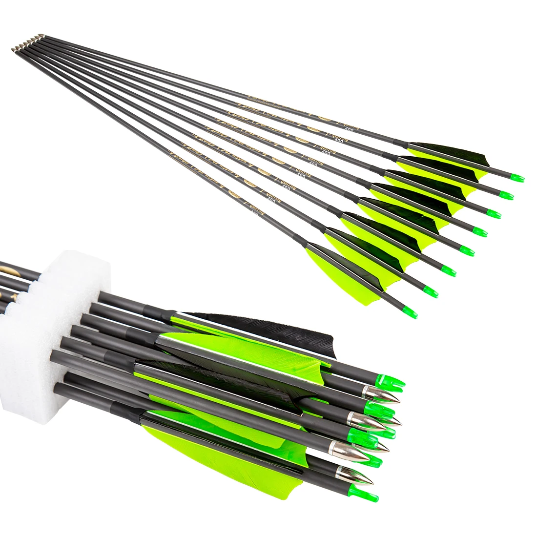 Pure Carbon Arrow ID 6.2 Archery 12pcs Spine 400 500 600 700 800 Hunting Replaceable Head 32Inch For Traditional Bow Hunting Bow
Pure Carbon Arrow ID 6.2 Archery 12pcs Spine 400 500 600 700 800 Hunting Replaceable Head 32Inch For Traditional Bow Hunting Bow