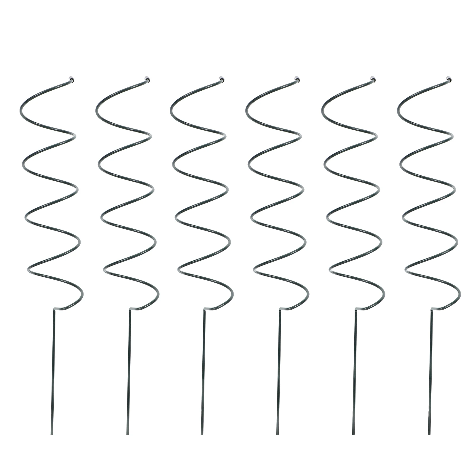 6 Pcs Spiral Plant Stands Elegant Iron Upright Growth Wind Protection Supports Frames Flower Greenery Gardening Supplies
6 Pcs Spiral Plant Stands Elegant Iron Upright Growth Wind Protection Supports Frames Flower Greenery Gardening Supplies