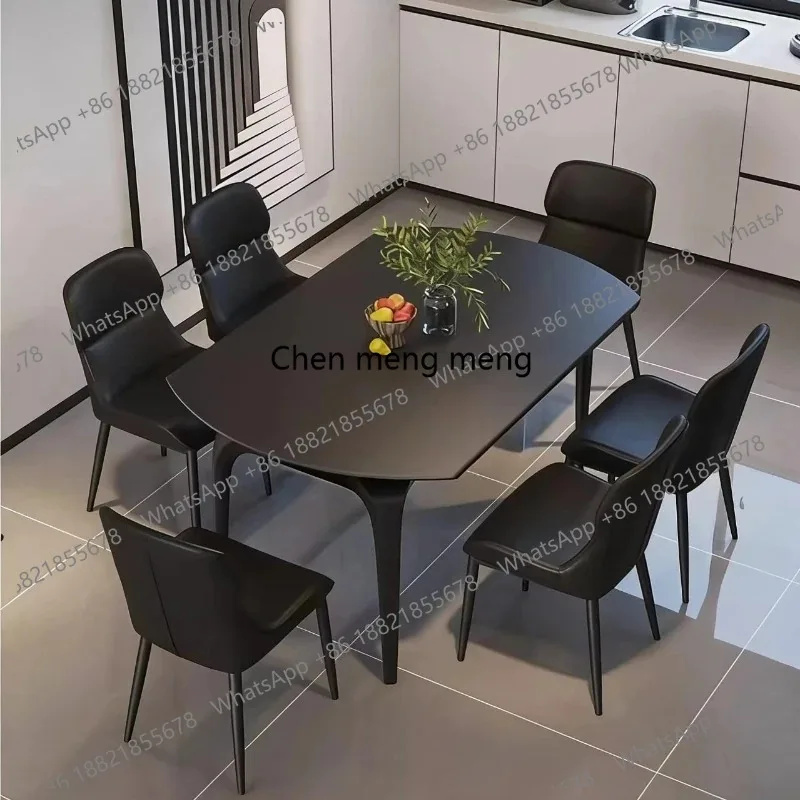 Modern Rock Slab Dining Tables Telescopic Folding Square And Round Dual-purpose Dining Table Design Luxury Dining Room Furniture
Modern Rock Slab Dining Tables Telescopic Folding Square And Round Dual-purpose Dining Table Design Luxury Dining Room Furniture