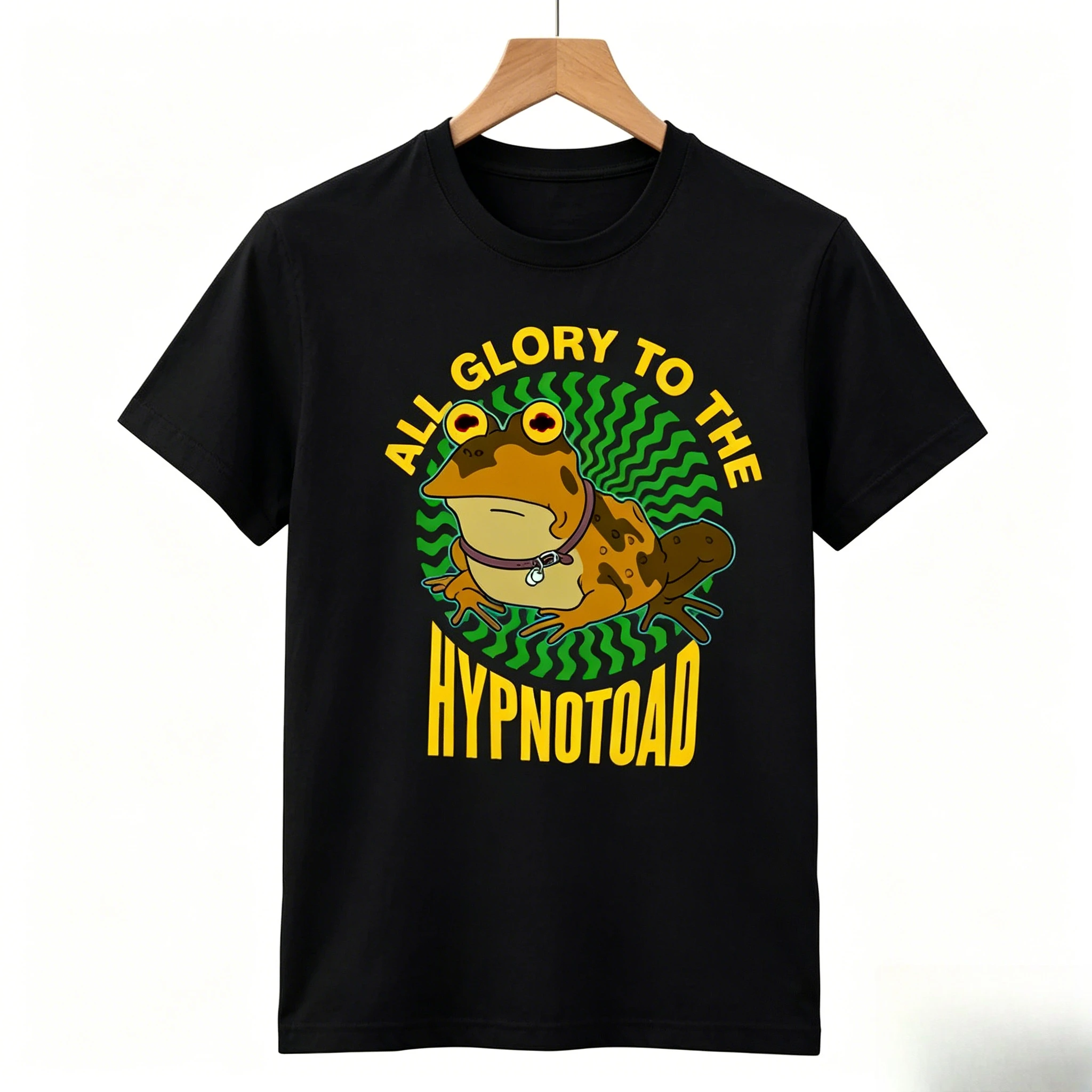 Futurama Hypnotoad T Shirt for Men All Glory To The Hypnotoad Graphic Novelty Tee Casual Short Sleeve Black Cotton Top 2026 New
Futurama Hypnotoad T Shirt for Men All Glory To The Hypnotoad Graphic Novelty Tee Casual Short Sleeve Black Cotton Top 2026 New