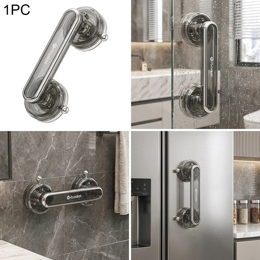 Suction Cup Glass Door Handle, No Punching, Bathroom Sliding Door, Strong Armrest, Window Cabinet Door, Refrigerator Handle
Suction Cup Glass Door Handle, No Punching, Bathroom Sliding Door, Strong Armrest, Window Cabinet Door, Refrigerator Handle