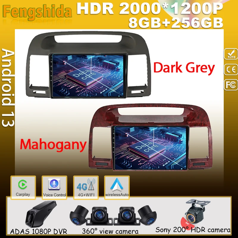 Android 13 для Toyota Camry 5 XV 30 2001 - 2006 автомобильное радио мультимедийный GPS видеонаблюдение Carplay CPU беспроводной монитор DVD
Android 13 для Toyota Camry 5 XV 30 2001 - 2006 автомобильное радио мультимедийный GPS видеонаблюдение Carplay CPU беспроводной монитор DVD
