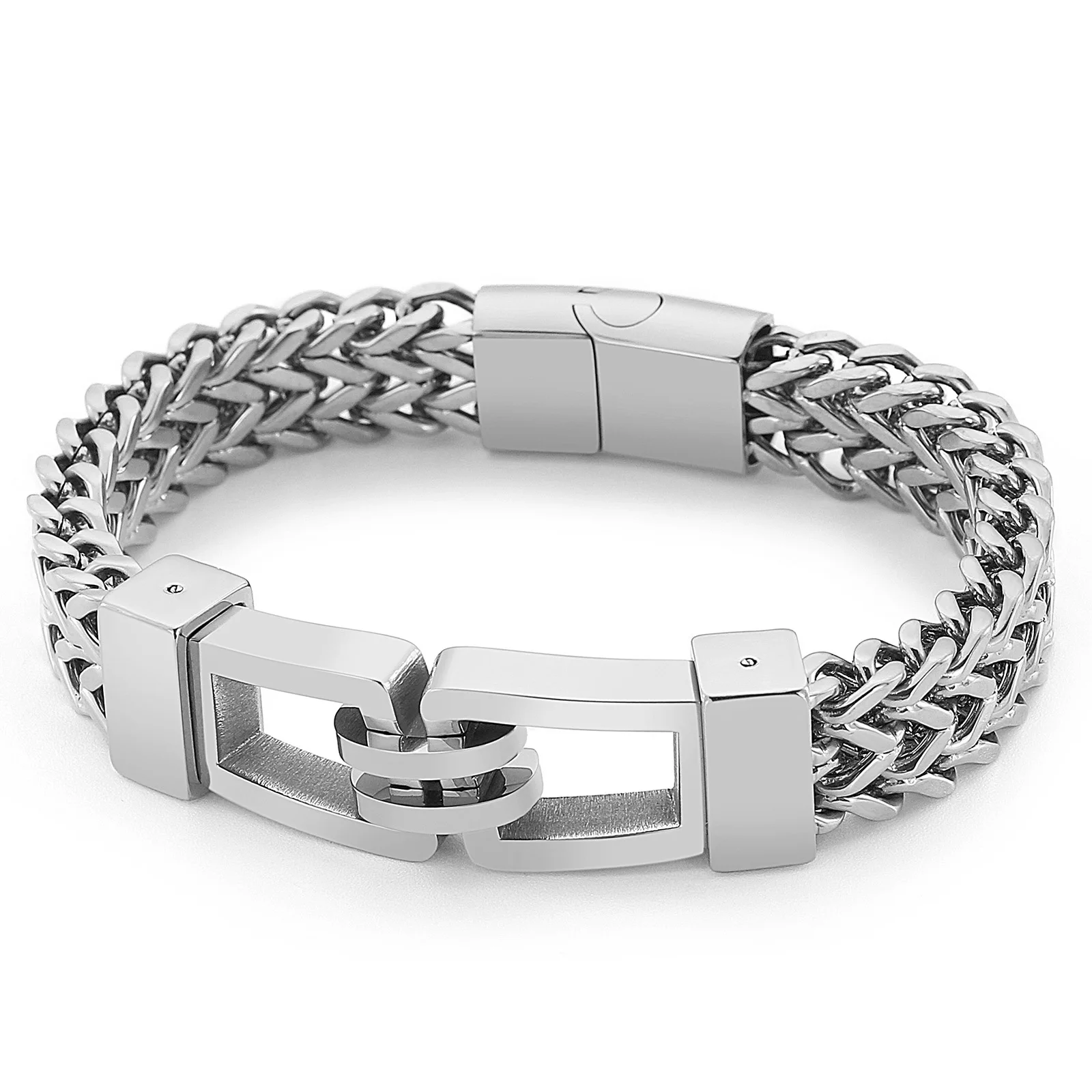 High Quality Stainless Steel Bracelet for Men Hip Hop Titanium Steel Hand Chain Wristlet Fashion Jewelry Accessories
High Quality Stainless Steel Bracelet for Men Hip Hop Titanium Steel Hand Chain Wristlet Fashion Jewelry Accessories