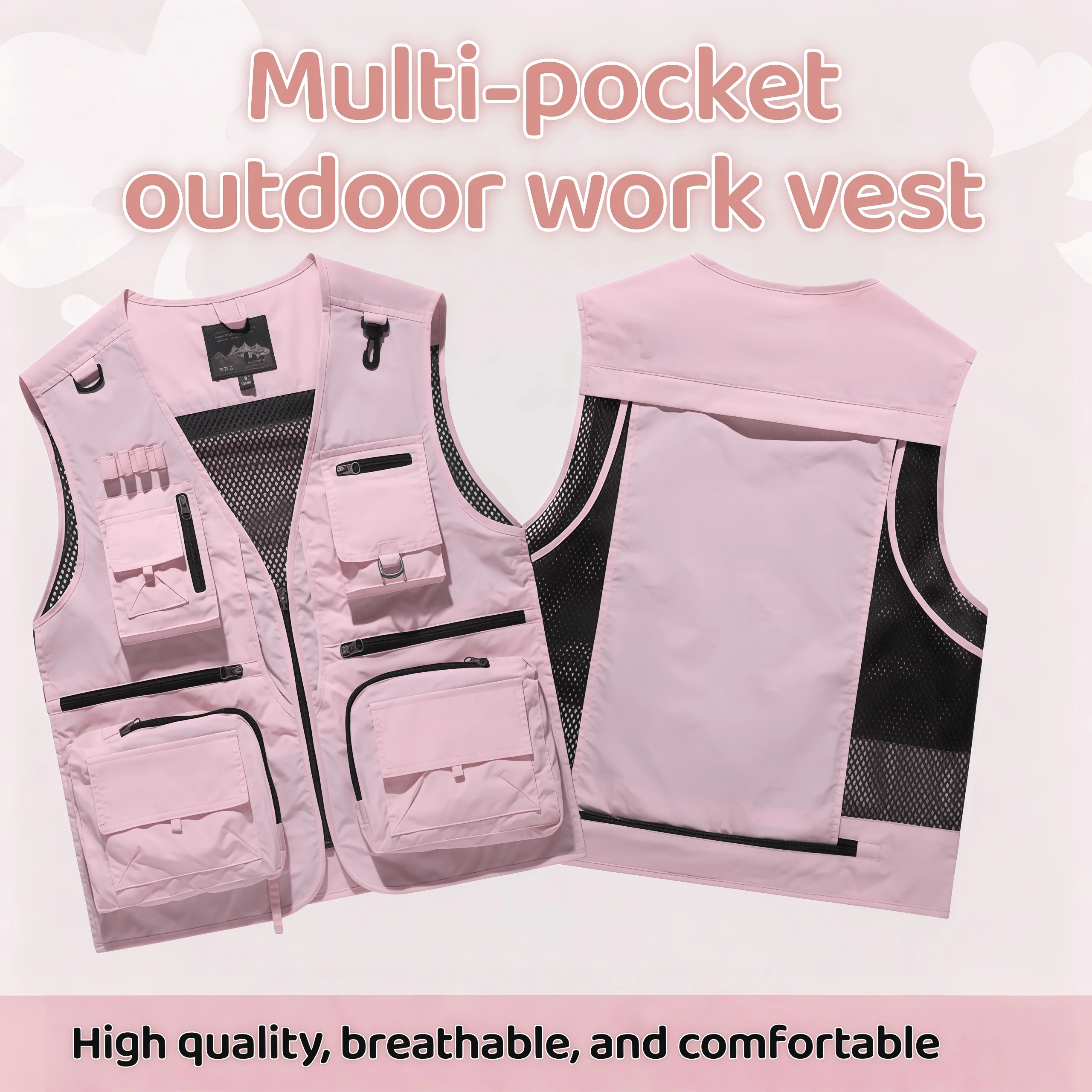 2026 Spring and Autumn's New mesh quick-drying vest for men's casual outdoor multi-bag fishing and photography workwear
2026 Spring and Autumn's New mesh quick-drying vest for men's casual outdoor multi-bag fishing and photography workwear