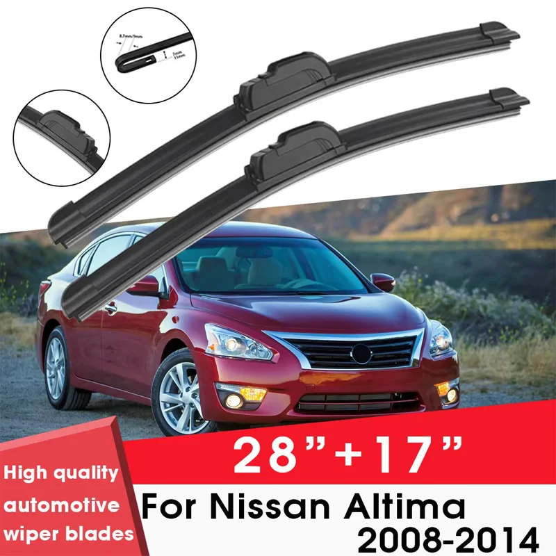 Car Wiper Blade Blades For Nissan Altima 2008-2014 28"+17" Windshield Windscreen Clean Rubber Silicon Cars Wipers Accessories
Car Wiper Blade Blades For Nissan Altima 2008-2014 28"+17" Windshield Windscreen Clean Rubber Silicon Cars Wipers Accessories