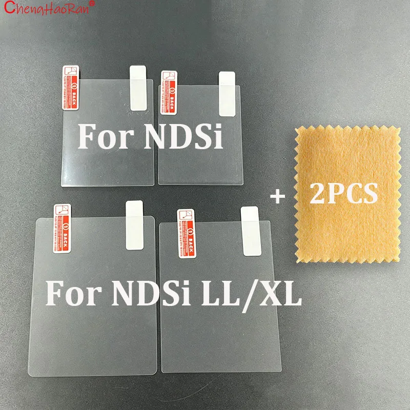 1 Sets Plastic Film Upper Lower Screen Scratch Resistant Film For NDSi/NDSi XLLL Comes with 2PCS Wiping Cloth POP Bag Pack
1 Sets Plastic Film Upper Lower Screen Scratch Resistant Film For NDSi/NDSi XLLL Comes with 2PCS Wiping Cloth POP Bag Pack