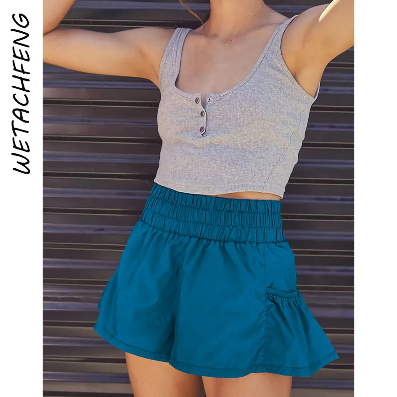 Outfdoor Sports Women Shorts Solid Pockets Fold Elasticity High Waist Cycling Shorts Summer Beach Workout Biker Shorts Clothes
Outfdoor Sports Women Shorts Solid Pockets Fold Elasticity High Waist Cycling Shorts Summer Beach Workout Biker Shorts Clothes