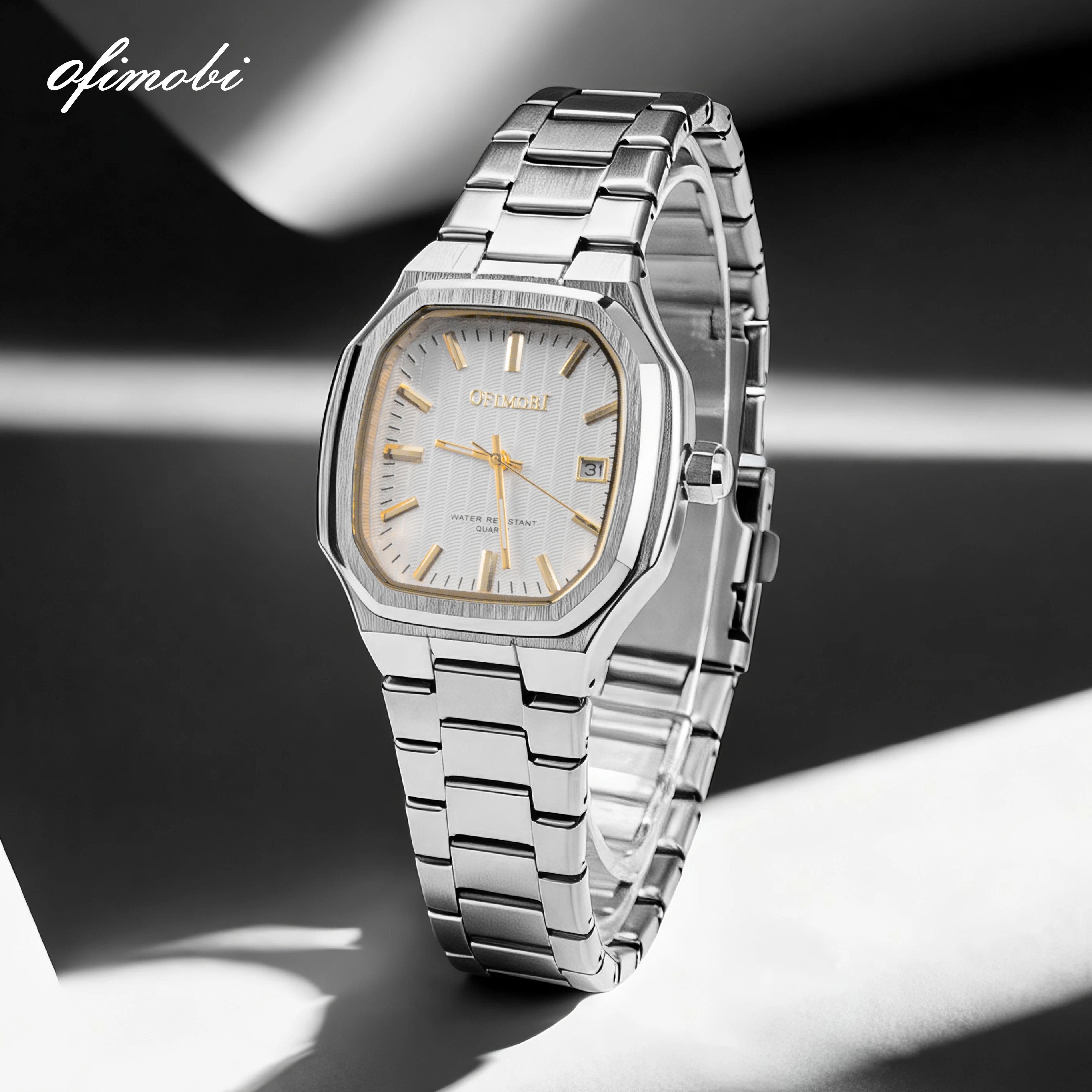 OFIMOBI Luxury Business Quartz Watches Classic Stripe Design Dial with Stainless Steel Band Wristwatch for Men lume hands
OFIMOBI Luxury Business Quartz Watches Classic Stripe Design Dial with Stainless Steel Band Wristwatch for Men lume hands