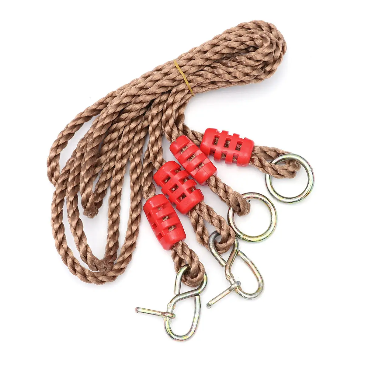 Pair Brown Pe Adjustable Swing Ropes 1.8m Load Bearing 300Kg Tree Beam Swing Playground Accessory Adults Children
Pair Brown Pe Adjustable Swing Ropes 1.8m Load Bearing 300Kg Tree Beam Swing Playground Accessory Adults Children