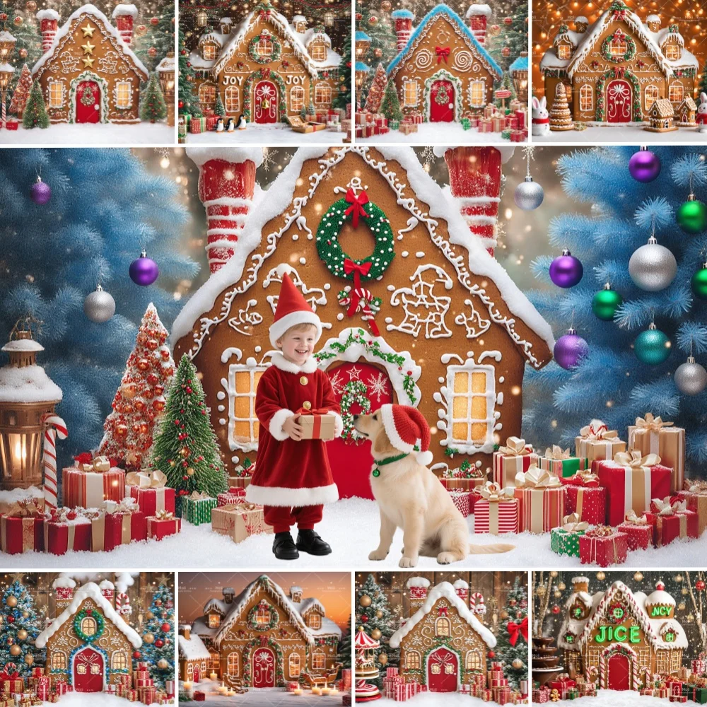 Christmas Candy House Photography Background Snow Xmas Tree Party Decoration Child Family Holiday Party Studio Backdrop
Christmas Candy House Photography Background Snow Xmas Tree Party Decoration Child Family Holiday Party Studio Backdrop