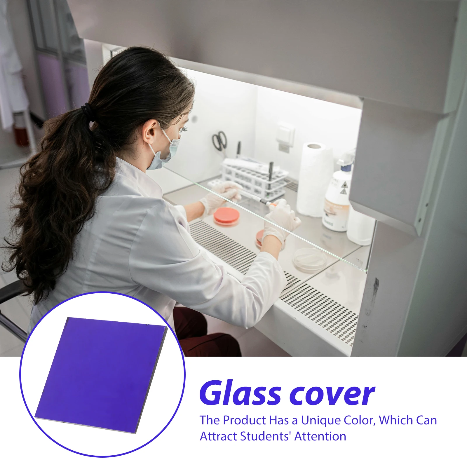 Blue Cobalt Glass Sheet Chemistry Filter Glass Pieces Flame Color Reaction Experiment Device Practical School Science Supplies
Blue Cobalt Glass Sheet Chemistry Filter Glass Pieces Flame Color Reaction Experiment Device Practical School Science Supplies