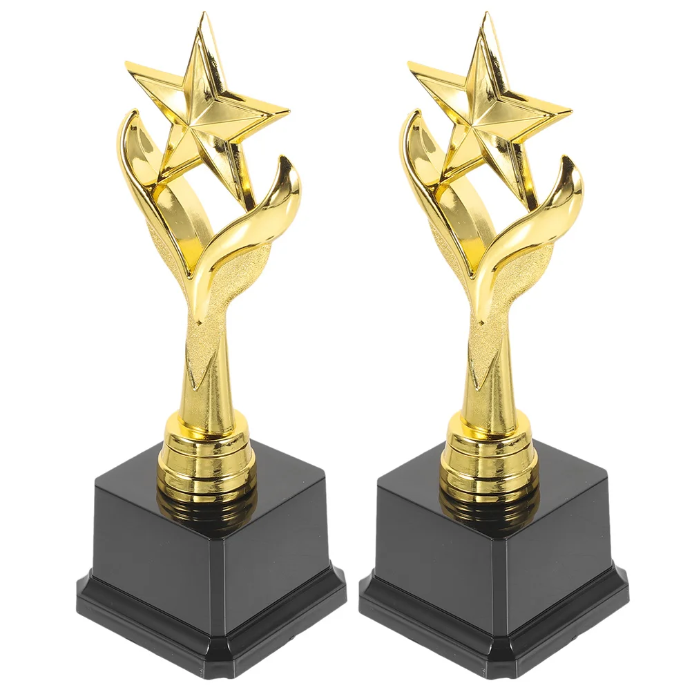 2Pcs Pentagram Award for School Ceremony ABS Material Creative Celebration Competition Trophy Design Kids Stickers
2Pcs Pentagram Award for School Ceremony ABS Material Creative Celebration Competition Trophy Design Kids Stickers