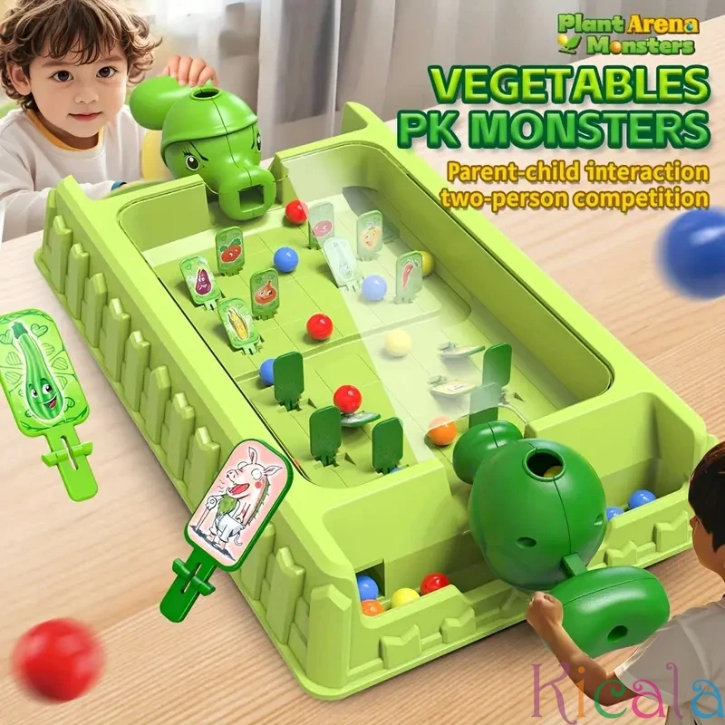 20pc Beads Vegetable Battle Monster 2-player Battle Game Toy Parent-Child Game Family Interactive Game Monster Battle Board Game
20pc Beads Vegetable Battle Monster 2-player Battle Game Toy Parent-Child Game Family Interactive Game Monster Battle Board Game