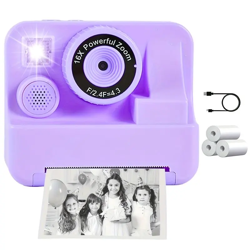 B49C For Kids For Children Instant Print Camera, Portable Travel Camera For Boys And Girls Ages 3 Screen
B49C For Kids For Children Instant Print Camera, Portable Travel Camera For Boys And Girls Ages 3 Screen
