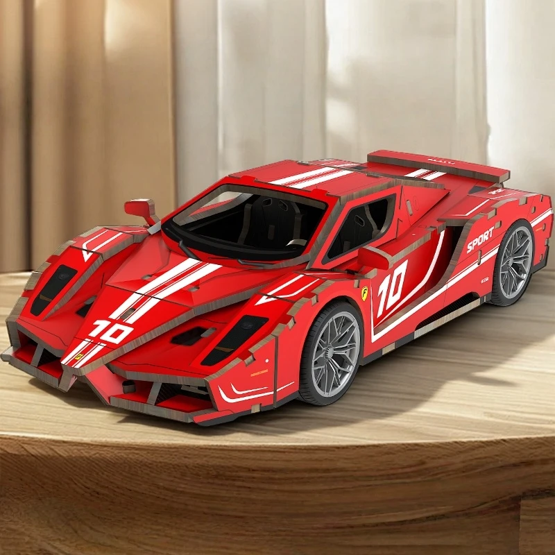 Wooden sports car assembly set, creative vehicle model desktop ornament, suitable for gifting and collection.
Wooden sports car assembly set, creative vehicle model desktop ornament, suitable for gifting and collection.