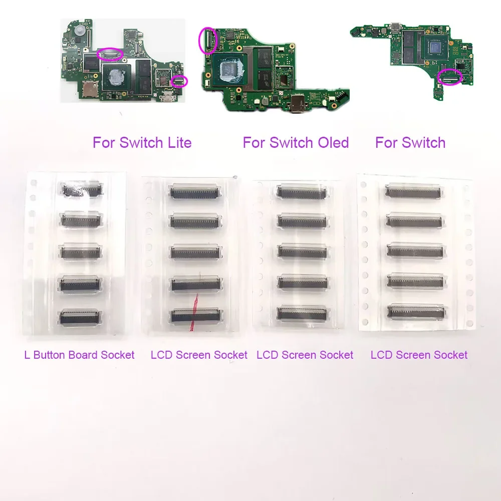 20 шт. оригинальный разъем для ЖК-экрана, запасная часть для NS Switch/Lite/Oled, разъем для ремонта
20 шт. оригинальный разъем для ЖК-экрана, запасная часть для NS Switch/Lite/Oled, разъем для ремонта