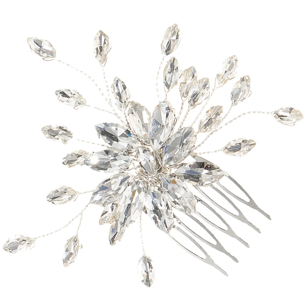 Bridal Hair Comb Wedding Accessories Crystal Decorations for Bride Smooth Alloy Plastic Hairpieces Prom Photo Shootings
Bridal Hair Comb Wedding Accessories Crystal Decorations for Bride Smooth Alloy Plastic Hairpieces Prom Photo Shootings