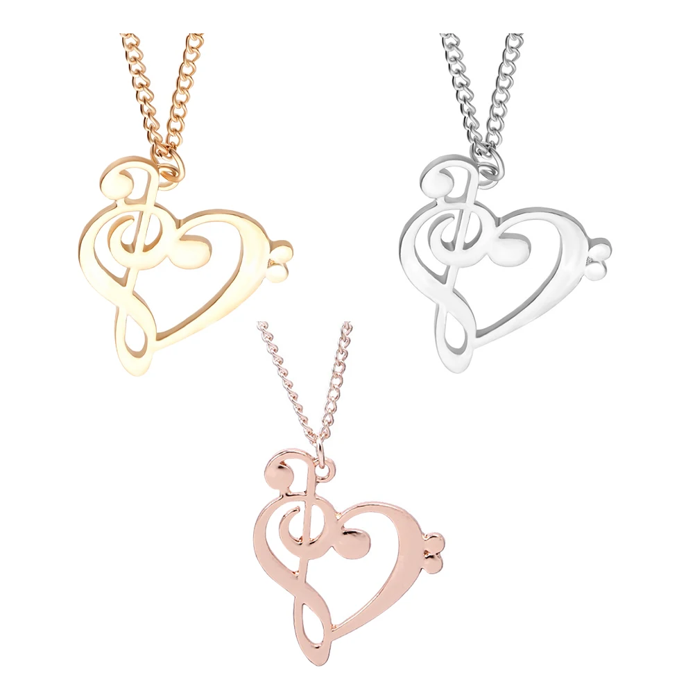 3 Pcs European and American Musical Note Necklace Miss Heart Jewelry Alloy Pendant
3 Pcs European and American Musical Note Necklace Miss Heart Jewelry Alloy Pendant