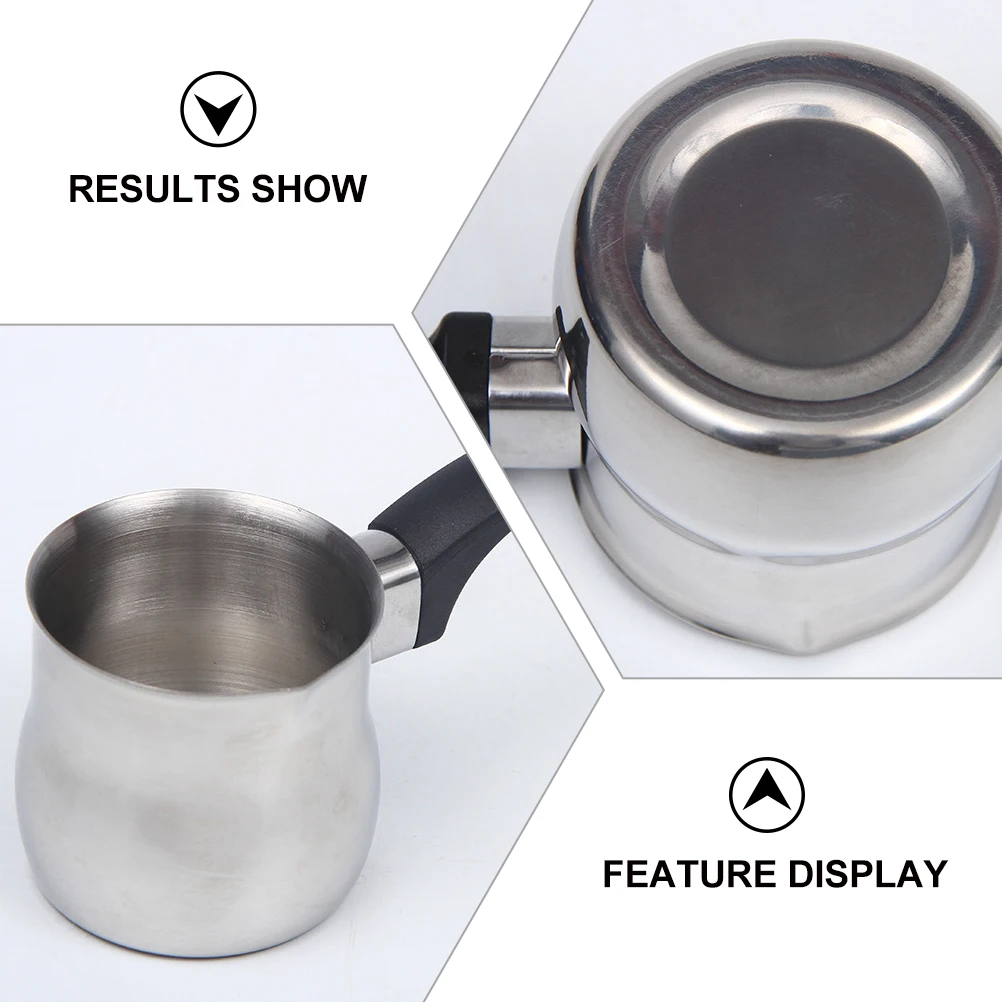 Stainless Steel 250 Ml Frothing Coffee Pot Milk Steamer Pitcher Jug for Espresso Latte Art Cup Home Bar Accessories
Stainless Steel 250 Ml Frothing Coffee Pot Milk Steamer Pitcher Jug for Espresso Latte Art Cup Home Bar Accessories