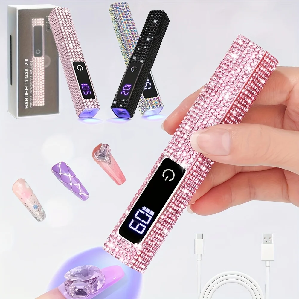 DianaBeauty Handheld UV Led Lamp For Nails Portable Rechargeable Nail Dryer For Curing All Gel Polish Manicure Lamp Flashlight
DianaBeauty Handheld UV Led Lamp For Nails Portable Rechargeable Nail Dryer For Curing All Gel Polish Manicure Lamp Flashlight