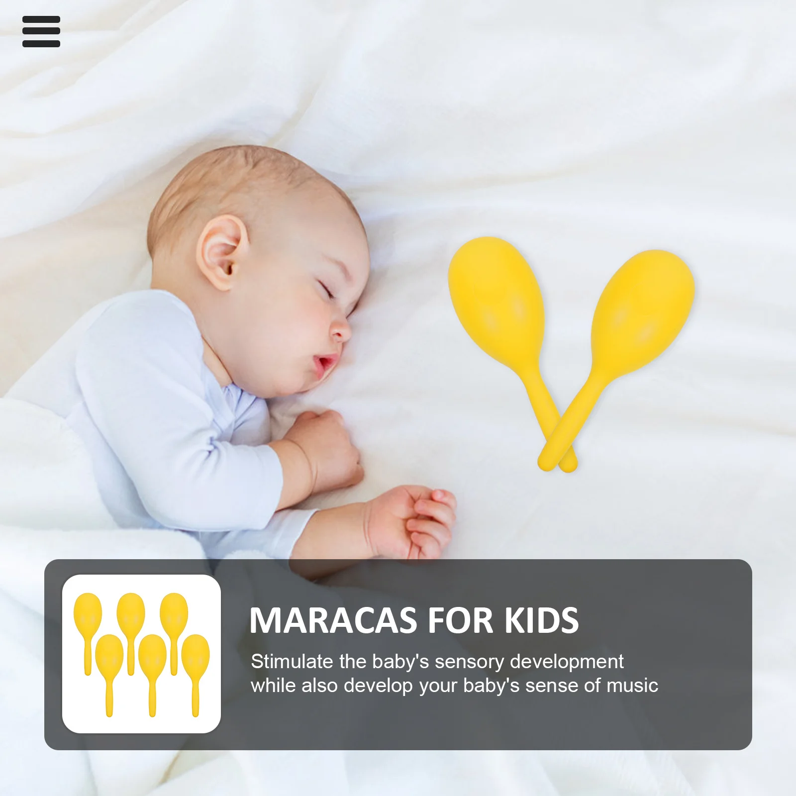 6Pcs Maracas Plastic Sand Musical Instruments for Early Educational Noise Maker Shakers Coordination Development
6Pcs Maracas Plastic Sand Musical Instruments for Early Educational Noise Maker Shakers Coordination Development