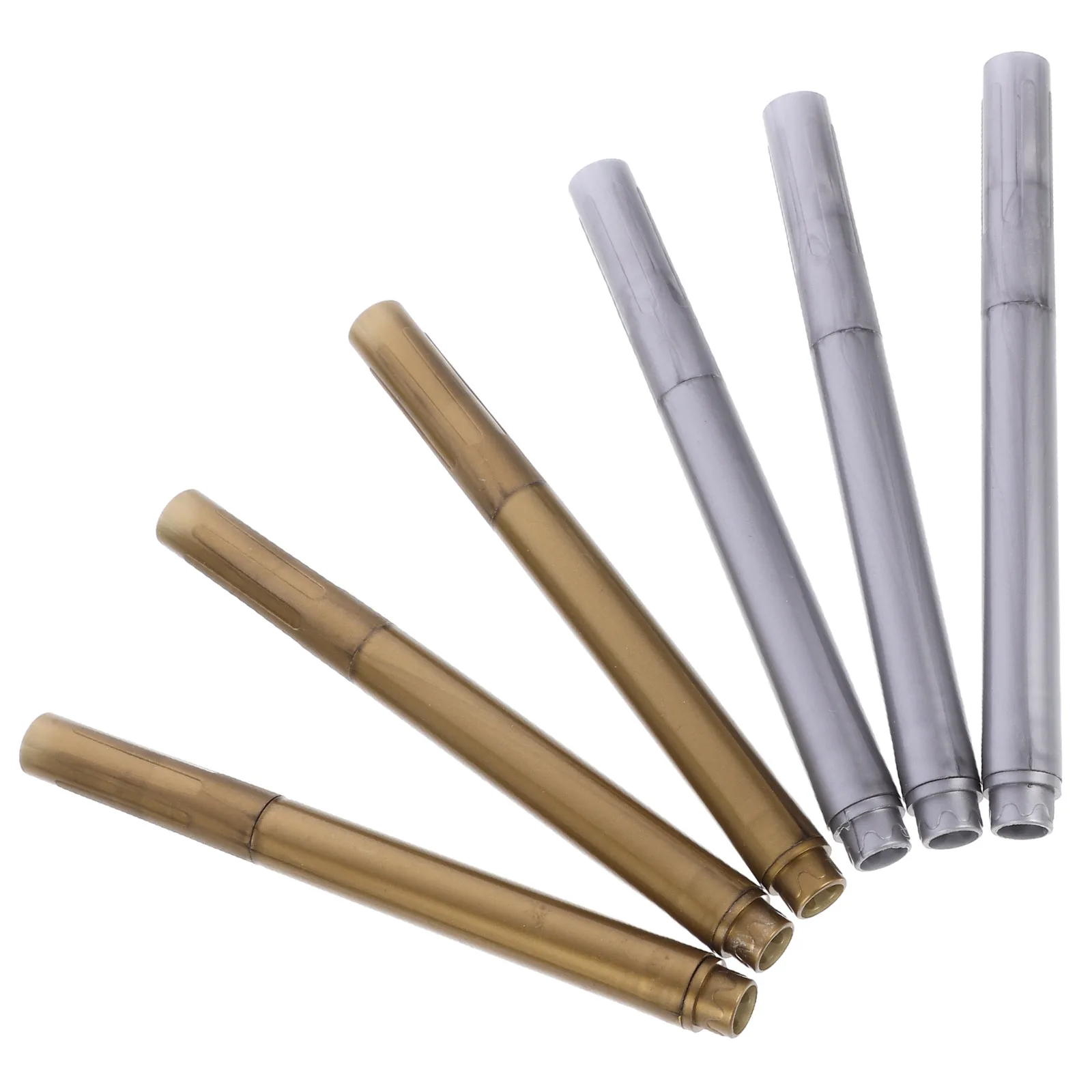 6pcs Washable Paint Markers for Ceramic Mugs Plastic Pens Wood Metal Glass Golden Silver Creative Art Supplies
6pcs Washable Paint Markers for Ceramic Mugs Plastic Pens Wood Metal Glass Golden Silver Creative Art Supplies