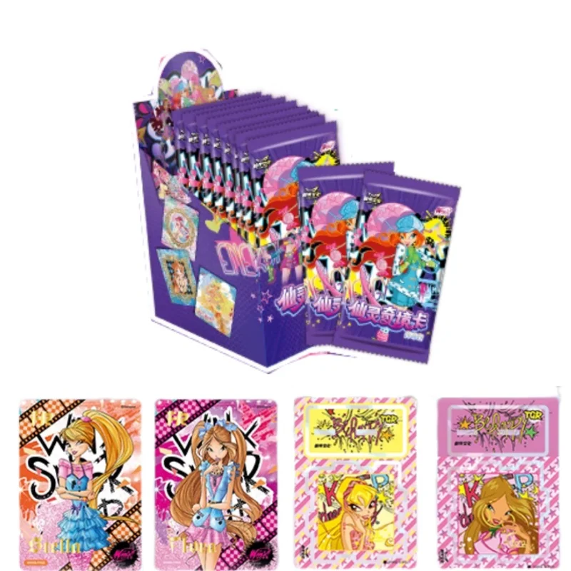 Подлинные карты Winx Club Card Fairy Wonderland Legendary Pack, коллекционная карточка с анимацией, игрушка в подарок
Подлинные карты Winx Club Card Fairy Wonderland Legendary Pack, коллекционная карточка с анимацией, игрушка в подарок