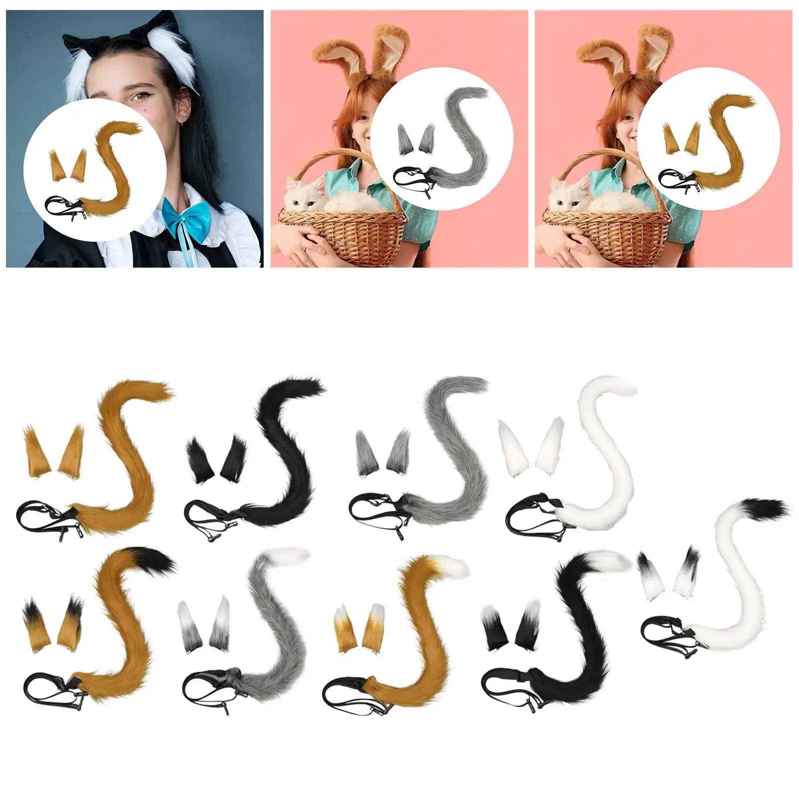 Cat Ears Headband Cosplay Costume Headband for Dress up Carnival Stage Shows
Cat Ears Headband Cosplay Costume Headband for Dress up Carnival Stage Shows