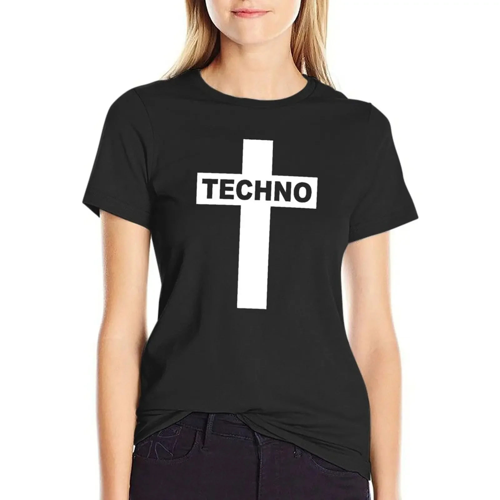 Techno - Techno Music - Techno Cross T-Shirt summer clothes customizeds vintage cute t-shirts for Women
Techno - Techno Music - Techno Cross T-Shirt summer clothes customizeds vintage cute t-shirts for Women