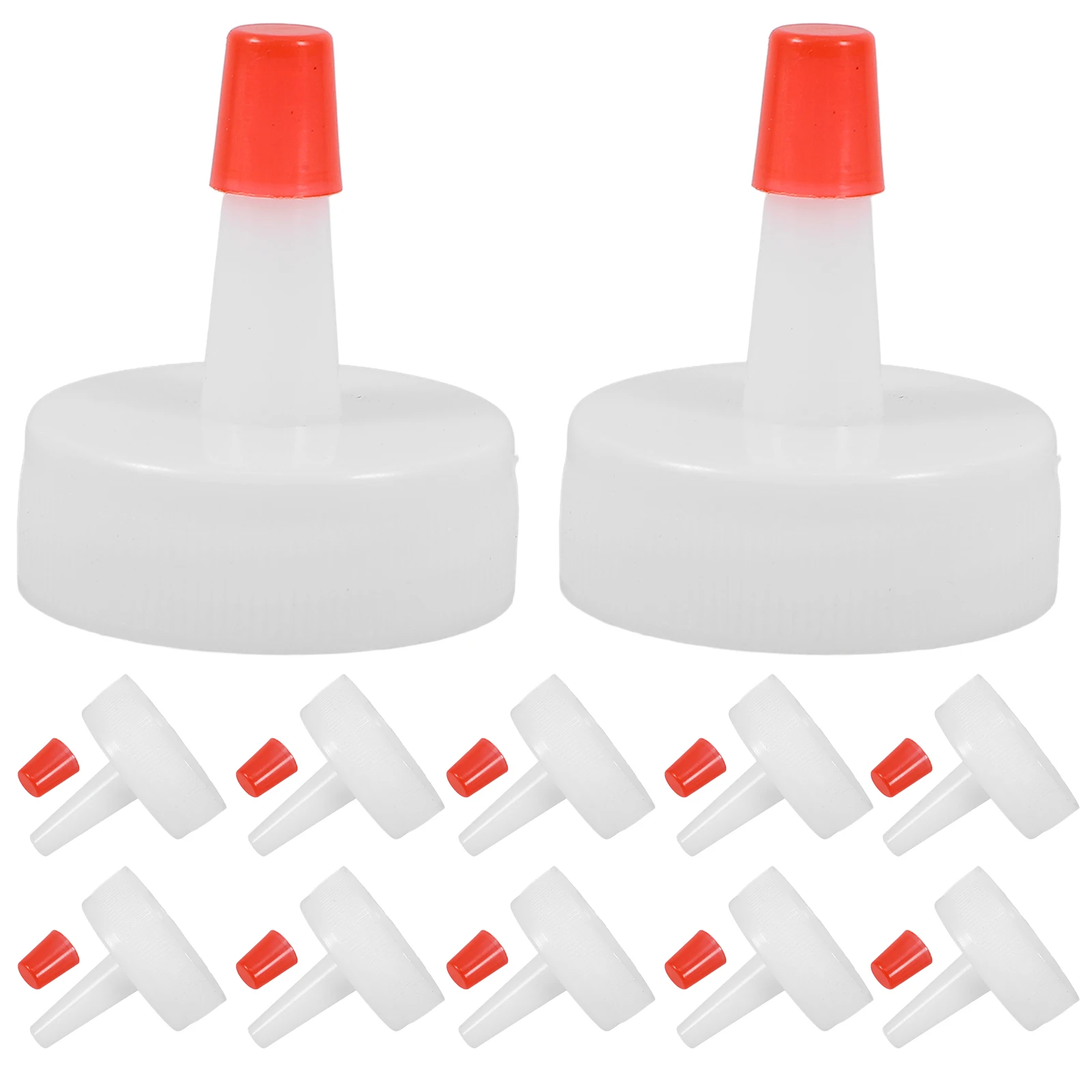 20pcs Leak Proof Bottle Cap Squeezable Flavoring Pinhole Flip Top White Plastic Caps for Bottles Dispensing Sauce
20pcs Leak Proof Bottle Cap Squeezable Flavoring Pinhole Flip Top White Plastic Caps for Bottles Dispensing Sauce