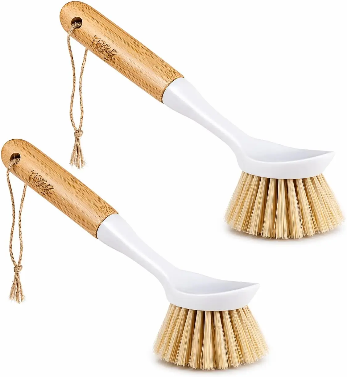 Kitchen Dish Brush with Scraper for Cast Iron Skillet, 2 Pack Cleaning Scrubber for Pots, Pans, Non-Stick Cookware and Sinks
Kitchen Dish Brush with Scraper for Cast Iron Skillet, 2 Pack Cleaning Scrubber for Pots, Pans, Non-Stick Cookware and Sinks
