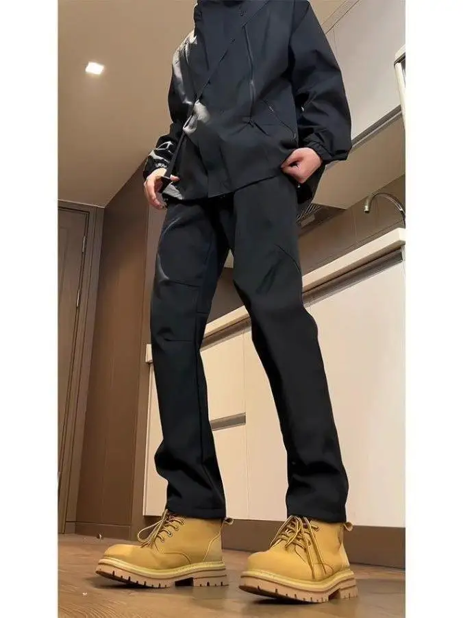 Мужские повседневные рабочие брюки Bla: Новинка весна-осень, прямой крой, декоративная строчка, универсальные длинные брюки для работы
Мужские повседневные рабочие брюки Bla: Новинка весна-осень, прямой крой, декоративная строчка, универсальные длинные брюки для работы