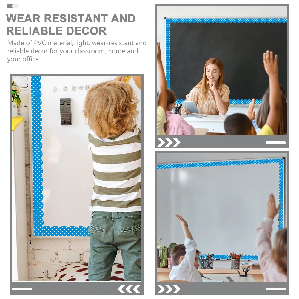 12 Pcs Decoration Whiteboard Stickers Magnet Bulletin Strip Border Trim Borders for Magnetic Blue
12 Pcs Decoration Whiteboard Stickers Magnet Bulletin Strip Border Trim Borders for Magnetic Blue