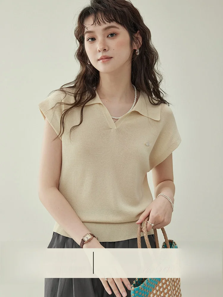 AMUU North Island Casual Knitted T-Shirt Women's Summer New Waist-cinching Slimming Casual Top V-neck Shoulder Sleeve Insert
AMUU North Island Casual Knitted T-Shirt Women's Summer New Waist-cinching Slimming Casual Top V-neck Shoulder Sleeve Insert