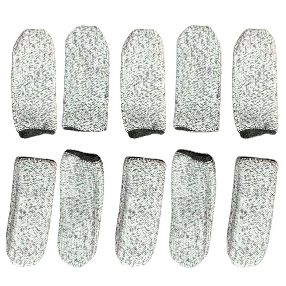 10 Pcs Cut Resistant Finger Cots Grey Reusable Kitchen Protectors Material Anti Cut Finger Covers Suitable Most
10 Pcs Cut Resistant Finger Cots Grey Reusable Kitchen Protectors Material Anti Cut Finger Covers Suitable Most