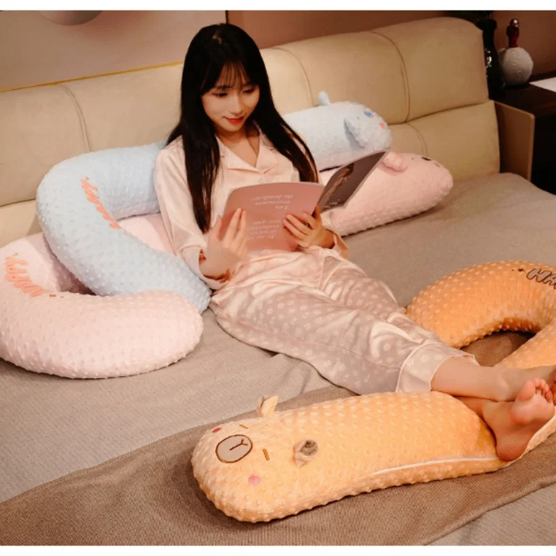 80cm Curved Shape Plush Toy Pillow Cute Rabbit Elephant Bear Capybara Stuffed Animal Soft Fluffy Crescent Cushion Hugging Pillow
80cm Curved Shape Plush Toy Pillow Cute Rabbit Elephant Bear Capybara Stuffed Animal Soft Fluffy Crescent Cushion Hugging Pillow