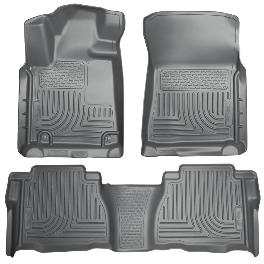 Weatherbeater Floor Mats Fits 20072011 Toyota Tundra, CREWMAX amp Double CAB ONLY Footwell Coverage Front amp 2nd Row, 3pc Grey
Weatherbeater Floor Mats Fits 20072011 Toyota Tundra, CREWMAX amp Double CAB ONLY Footwell Coverage Front amp 2nd Row, 3pc Grey