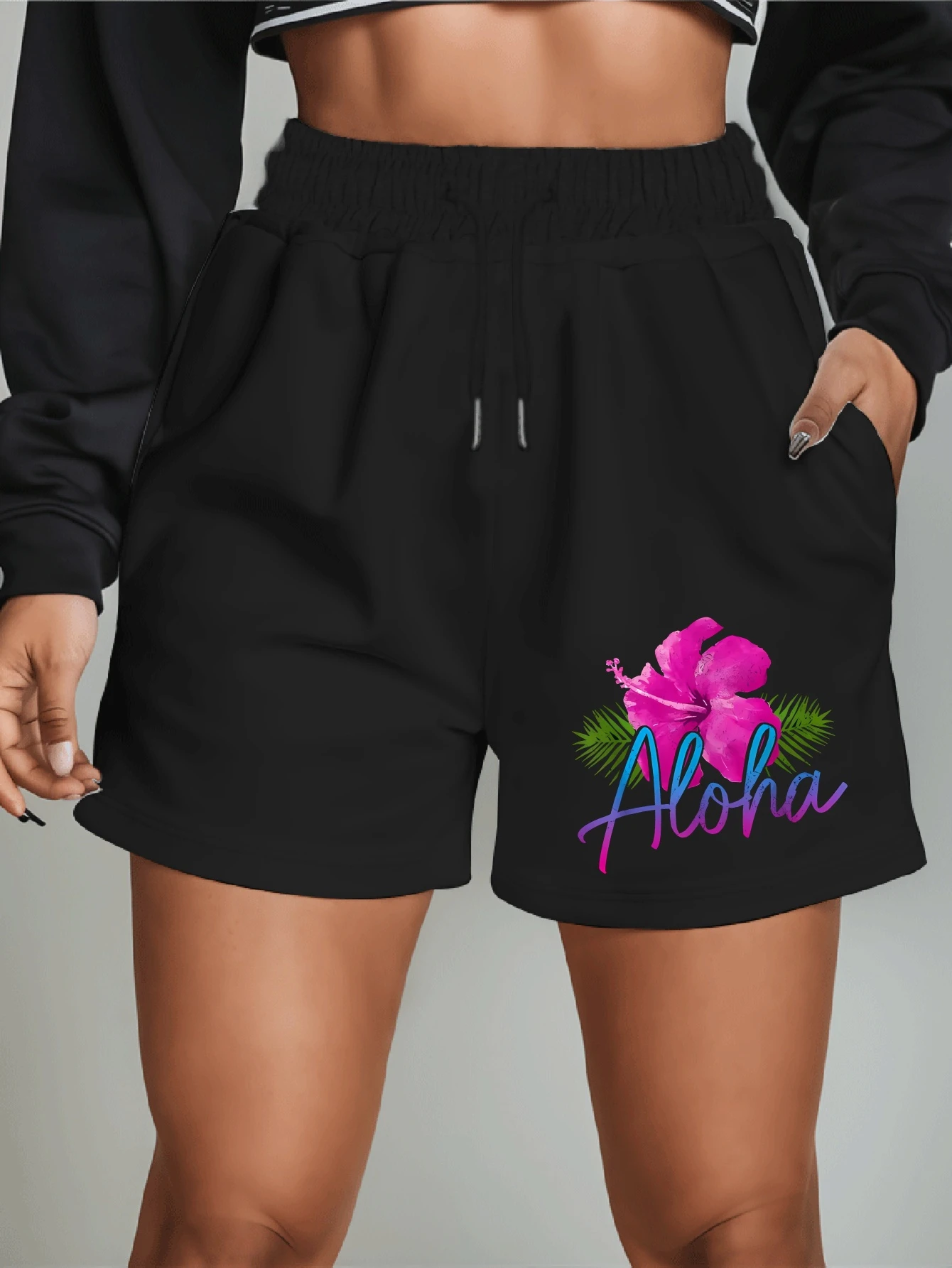 New Women's Shorts Summer Casual Versatile Medium Pants S American Trendy Outer Wear Five-Level Pants Summer Beach Pants
New Women's Shorts Summer Casual Versatile Medium Pants S American Trendy Outer Wear Five-Level Pants Summer Beach Pants