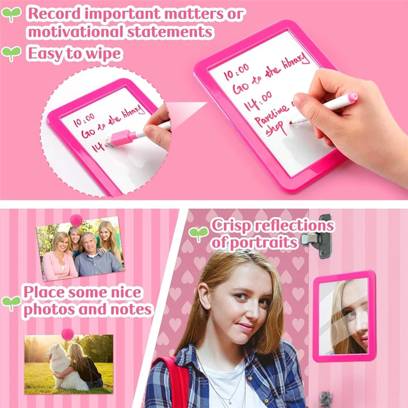 XB-Locker Accessory Kit-Girl Back To School Supplie,Magnetic Whiteboard Mirror Dry Erase Marker Holder And School Supplie
XB-Locker Accessory Kit-Girl Back To School Supplie,Magnetic Whiteboard Mirror Dry Erase Marker Holder And School Supplie