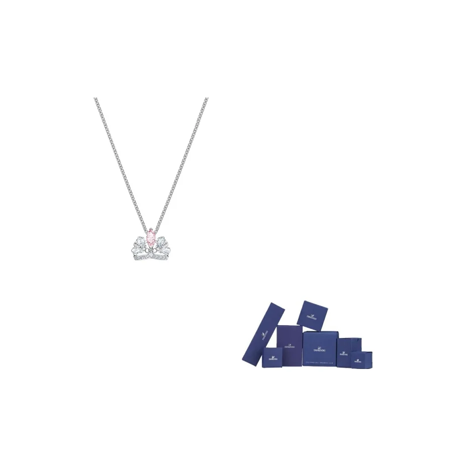 Swarovski Faux Crystal Rhodium Plated Necklaces Women's Pink 5501076
Swarovski Faux Crystal Rhodium Plated Necklaces Women's Pink 5501076