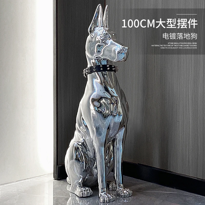 Electroplating dog ornament light luxury high-end large floor sculpture modern soft decoration high-end decoration living esso
Electroplating dog ornament light luxury high-end large floor sculpture modern soft decoration high-end decoration living esso