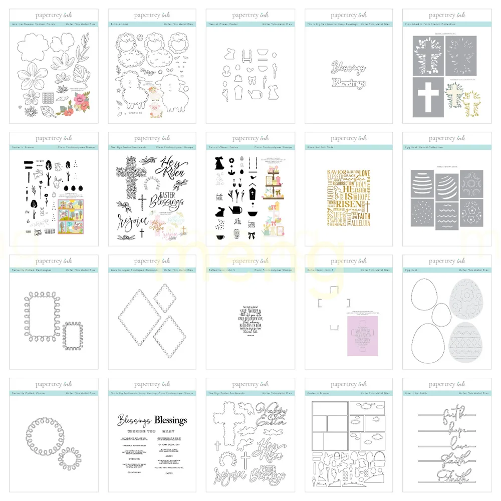 2025 February New Products Easter Metal Paper Scrapbooking Stamps Stencils and Foil DIY Handmade Scrapbooking Albums Journals
2025 February New Products Easter Metal Paper Scrapbooking Stamps Stencils and Foil DIY Handmade Scrapbooking Albums Journals
