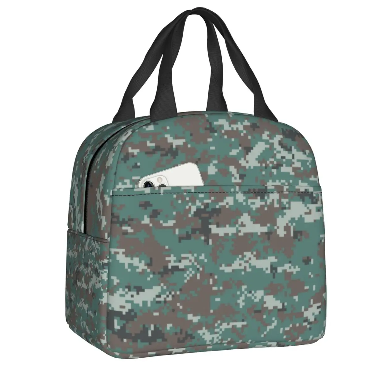 Термосумка-ланчбокс с цифровым камуфляжным принтом для женщин, утепленная, для студентов и школы
Термосумка-ланчбокс с цифровым камуфляжным принтом для женщин, утепленная, для студентов и школы