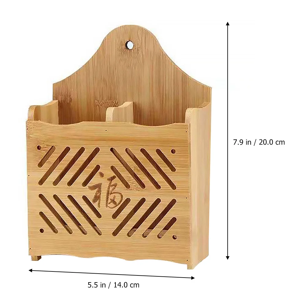 1pc Bamboo Wall-Mounted Chopsticks Organizer Kitchen Countertop Flatware Holder Storage Rack Utensil Spoon Fork Container
1pc Bamboo Wall-Mounted Chopsticks Organizer Kitchen Countertop Flatware Holder Storage Rack Utensil Spoon Fork Container