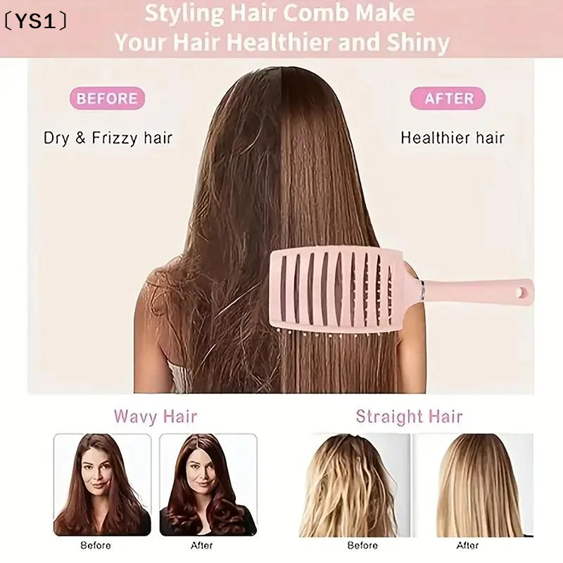 〔YS1〕Detangling Hair Brush With Air Cushion Anti Static Styling Comb For Wigs Curly Hair Reduces Hair Loss Boosts Root Volume
〔YS1〕Detangling Hair Brush With Air Cushion Anti Static Styling Comb For Wigs Curly Hair Reduces Hair Loss Boosts Root Volume