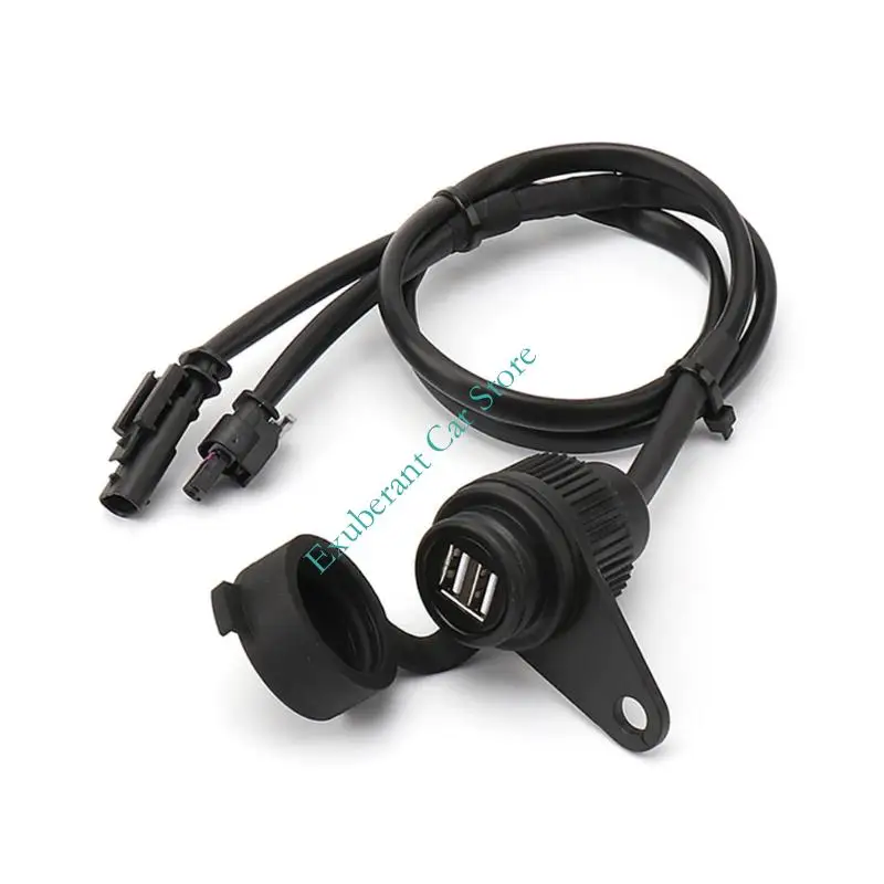 Двойное USB-разъем для зарядки для мотоциклов R1200GS R1250GS F900R с интеллектуальным управлением питанием и водонепроницаемым
Двойное USB-разъем для зарядки для мотоциклов R1200GS R1250GS F900R с интеллектуальным управлением питанием и водонепроницаемым