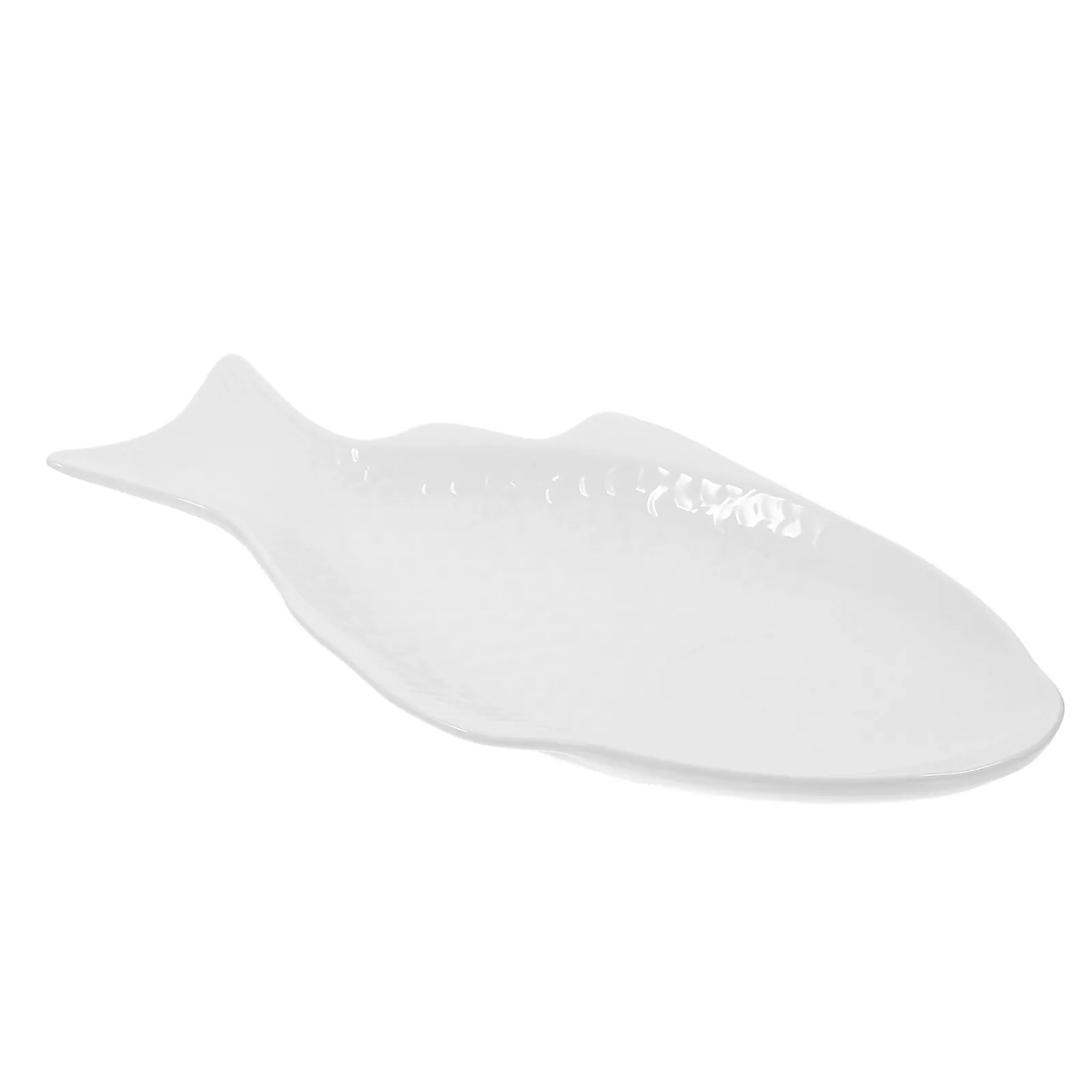 Creative Ceramic Fish Plate 13 Inch White Multifunctional Serving Tray for Family Dinner Party Restaurant Use Ceramic Tableware
Creative Ceramic Fish Plate 13 Inch White Multifunctional Serving Tray for Family Dinner Party Restaurant Use Ceramic Tableware