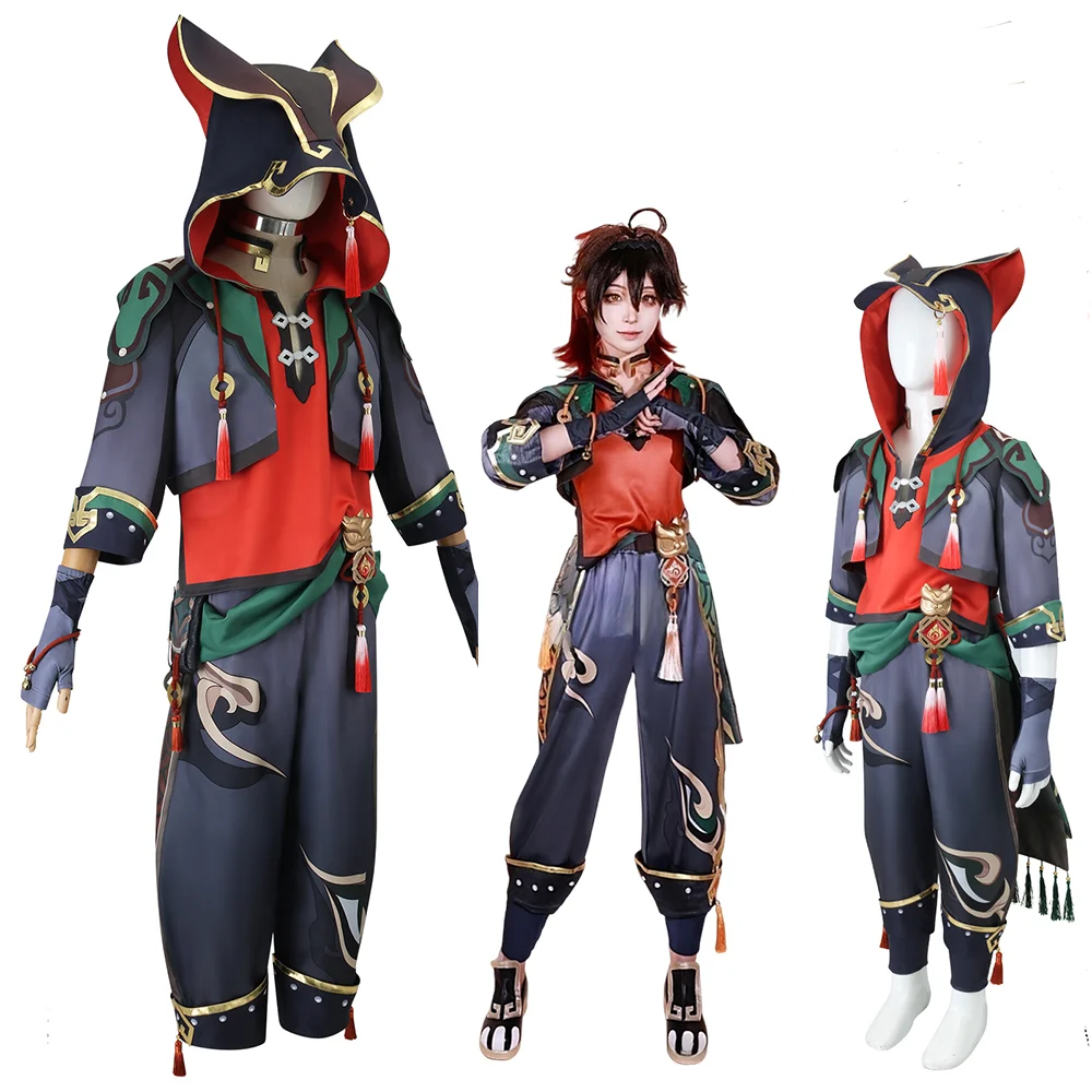 Genshin Impact Liyue Lion Boy Jiaming Косплей Набор: полный костюм, парик, обувь и реквизит для ролевых игр | Подлинный игровой персонаж Repl
Genshin Impact Liyue Lion Boy Jiaming Косплей Набор: полный костюм, парик, обувь и реквизит для ролевых игр | Подлинный игровой персонаж Repl