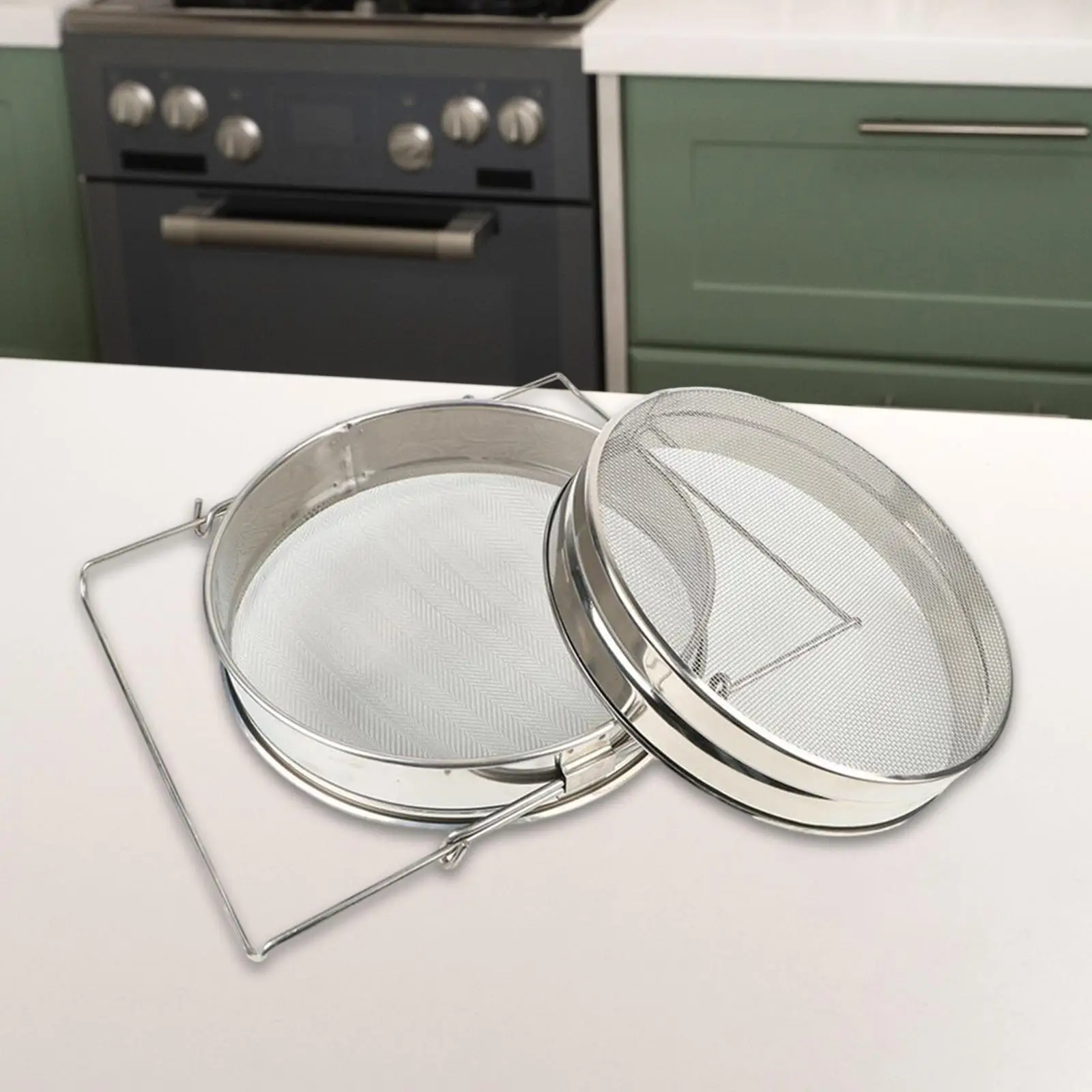 Double Sieve Honey Strainer Extract Tools, Sturdy, Easy Use, Honey Harvesting Supplies Extract Tools Honey Filter
Double Sieve Honey Strainer Extract Tools, Sturdy, Easy Use, Honey Harvesting Supplies Extract Tools Honey Filter